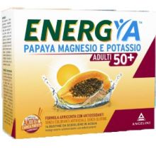 Energya Papaya Magnesio e Potassio Adulti 50+ 14 Bustine Integratori Sali Minerali 