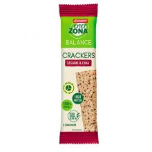 Enerzona Crackers Sesame and Chia 25g Alimenti sostitutivi 