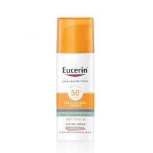 Eucerin Sun Oil Control Tinted Gel Creme Dry Touch SPF50+ 50ml Creme solari viso 