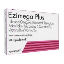 Ezimega Plus 20 Capsule Molli Colesterolo e circolazione 
