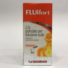 Fluifort 10 Bustine Granulato 2,7 g   Mucolitici e fluidificanti 
