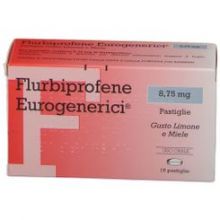 Flurbiprofene EU 16 Pastiglie Limone e miele Antimicotici per la bocca 