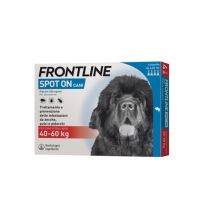 Frontline Spot On Cani Extra Large da 40 a 60 kg 4 pipette Antiparassitari 