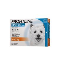 Frontline Spot On Cani Piccoli da 2 a 10 kg 4 pipette Antiparassitari 