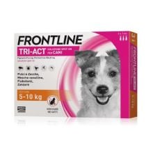 Frontline Tri Act Cani da 5 a 10kg 3 pipette Antiparassitari 