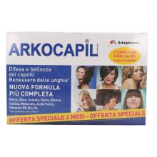 Arkocapil Pack 2X60 capsule Integratori per capelli e unghie 