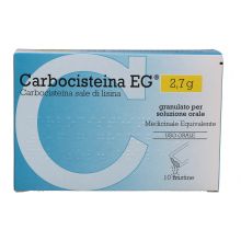 Carbocisteina EG 10 Bustine 2,7 g Mucolitici e fluidificanti 