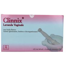 Clinnix Lavanda Vaginale 4 Flaconi Lavande vaginali 