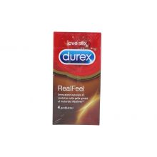 DUREX REAL FEEL 4 PEZZI Preservativi 
