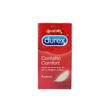 Durex Contatto Comfort 4 Pezzi Preservativi 