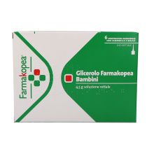 Glicerolo Farmakopea 6 Microclismi Bambini 4,5g Lassativi 