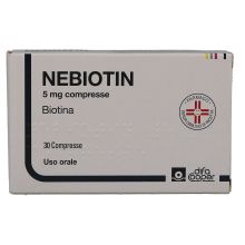 Nebiotin 30 Compresse 5mg Tonici, vitaminici e sali minerali 