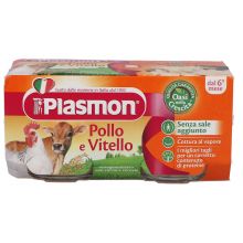 PLASMON OMOG VTL/POLLO 80GX2PZ Omogeneizzati di carne 