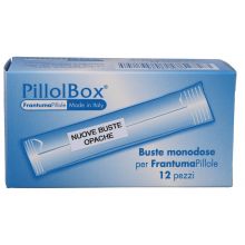 PillolBox 12 Bustine Monodose Per Frantuma Pillole Portapillole 