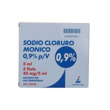 Sodio Cloruro Monico 0,9% 5 Fiale 5ml Soluzioni fisiologiche 
