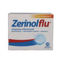 Zerinolflu 20 Compresse effervescenti Farmaci per curare  raffreddore e influenza 