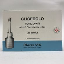 Glicerolo Marco Viti 6 Microclismi Adulti 6,75g Lassativi 