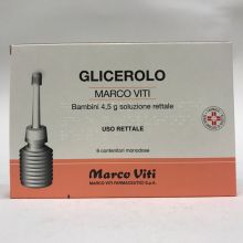 Glicerolo Marco Viti 6 Microclismi Bambini 4,5g Lassativi 