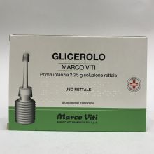 Glicerolo Marco Viti 6 Microclismi Prima infanzia 2,25g Lassativi 
