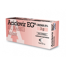 Aciclovir Eg Crema 5% 3g Pomate, cerotti, garze e spray dermatologici 