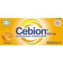 Cebion 500 20 Compresse masticabili Gusto arancia Tonici, vitaminici e sali minerali 