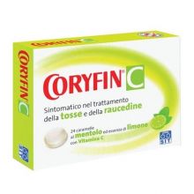 Coryfin C-24 Caramelle Limone Farmaci per mal di gola 