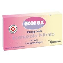 Ecorex 6 Ovuli vaginali 150mg Capsule e ovuli 