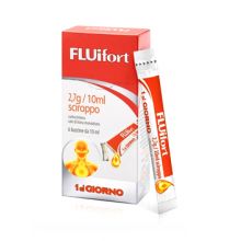 Fluifort Sciroppo 6 Bustine 2,7 g/10 ml Mucolitici e fluidificanti 