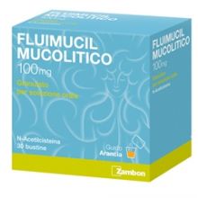 Fluimucil Mucolitico Granulato Orale 30 Bustine 100 mg Mucolitici e fluidificanti 