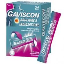 Gaviscon Bruciore e Indigestione 24 Bustine 10ml Antiacidi 