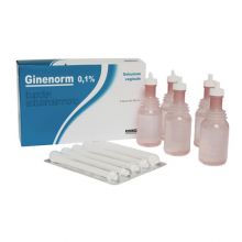 Ginenorm 5 Flaconi 100ml 0,1% Schiume, lavande e detergenti vaginali 