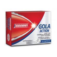 Gola Action 20 Compresse Orosolubili 3 mg + 1 mg  Farmaci per mal di gola 