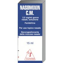 Nasomixin C.M. Gocce 15 ml 2,5 mg/ml Farmaci Per Naso Chiuso E Naso Che Cola 