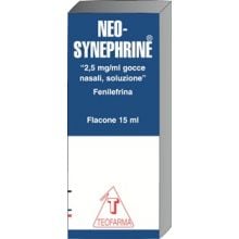 Neo-synephrine Gocce 15 ml 2,5 mg/ml  Farmaci Per Naso Chiuso E Naso Che Cola 