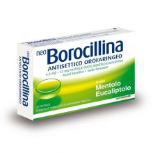Neoborocillina Antisettico Orofaringeo 20 Pastiglie Mentolo Eucaliptolo 004901043 Farmaci per mal di gola 