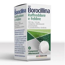 Neoborocillina Raffreddore e febbre 8 Compresse effervescenti Farmaci per curare  raffreddore e influenza 