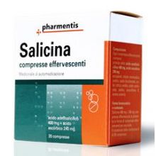 Salicina 20 Compresse Effervescenti 400 mg+240 mg  Farmaci per curare  raffreddore e influenza 