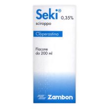 Seki Sciroppo Flacone 200 ml 3,54 mg/ml  Farmaci Per La Tosse Secca 