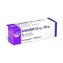 Sinegrip 20 Compresse Effervescenti 330 mg+200 mg  Farmaci per curare  raffreddore e influenza 