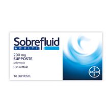 Sobrefluid Adulti 10 Supposte 200 mg Mucolitici e fluidificanti 