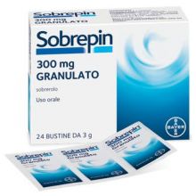 Sobrepin Granulato uso Orale 24 Bustine 300 mg Mucolitici e fluidificanti 