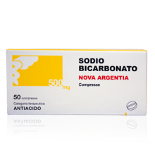 Sodio bicarbonato Nova Argentia 50 Compresse 500mg Antiacidi 