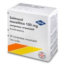 Solmucol Mucolitico 24 Compresse Orosolubili 100 mg Mucolitici e fluidificanti 