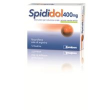 Spididol Granulato 12 Bustine 400 mg Ibuprofene Gusto Menta Anice Ibuprofene 