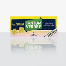 Tantum Verde P 20 Pastiglie 3 mg Limone  Farmaci per mal di gola 