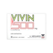Vivin 20 Compresse 500 mg Farmaci per curare  raffreddore e influenza 
