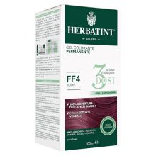 Herbatint Gel Colorante Permanente 3 Dosi FF4 Violet 300ml Trattamenti per capelli 
