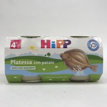 HIPP OMOGENEIZZATO DI PLATESSA 2 X 80G Omogeneizzati di pesce 