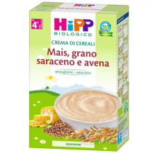 Hipp Biologico Crema di Cereali Mais Grano Saraceno e Avena 200g Creme per bambini 