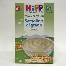 Hipp Biologico Crema di Cereali Semolino di Grano 200g Creme per bambini 